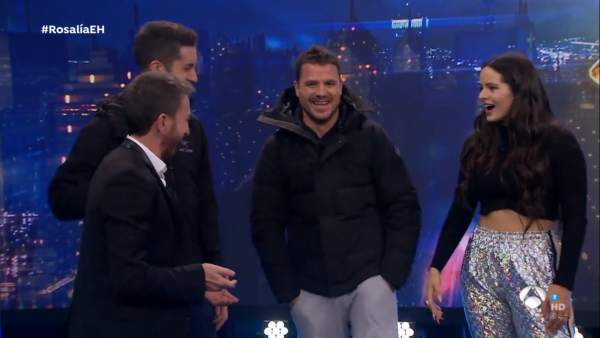 Pablo Motos, Boncano, Dani Martín y RosalÍa, en 'El hormiguero'. Pablo Motos, Boncano, Dani Martín y RosalÍa, en 'El hormiguero'.