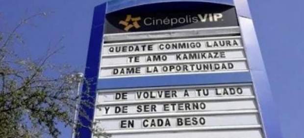 Mensaje en Cinépolis VIP