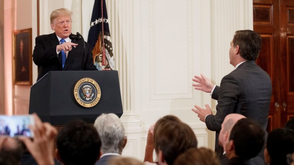 Donald Trump, ante la prensa Donald Trump, ante la prensa