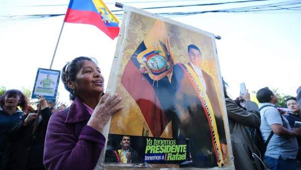 Simpatizantes de Rafael Correa Simpatizantes de Rafael Correa