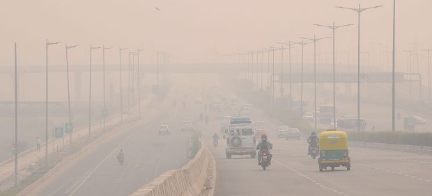 Contaminación en Delhi