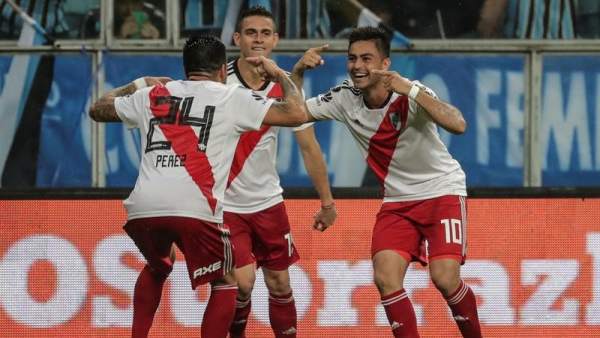 River Plate celebra su pase a la final de la Copa Libertadores. River Plate celebra su pase a la final de la Copa Libertadores.