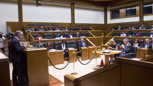 Urkullu en el Parlamento Urkullu en el Parlamento