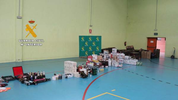 Material incautado en la operación 'Lopo' Material incautado en la operación 'Lopo'