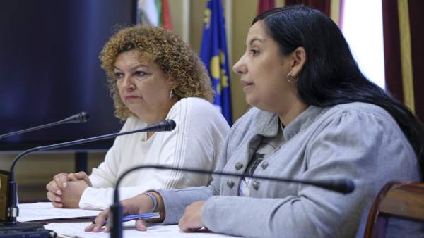 Las ediles del Ayuntamiento de Cádiz, Eva Tubío y Ana Fernández Las ediles del Ayuntamiento de Cádiz, Eva Tubío y Ana Fernández