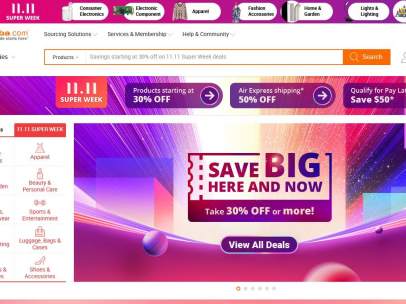 Web de Alibaba 11.11