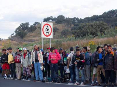 Caravana de migrantes en México