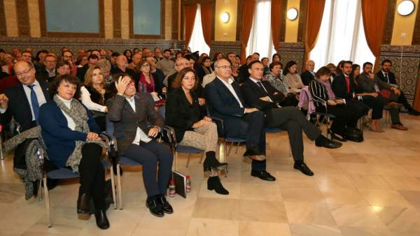 Valenzuela, Aguilar, Ambrosio, Durán y Gómez Villamandos en el homenaje Valenzuela, Aguilar, Ambrosio, Durán y Gómez Villamandos en el homenaje