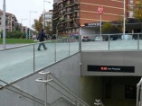 La estación de metro de Can Pixauet (Barcelona)