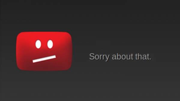 Fallo en YouTube Fallo en YouTube