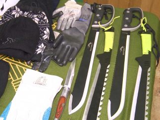 Material intervenido por la Guardia Civil