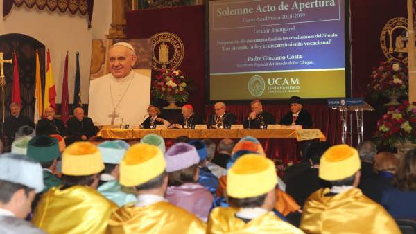 Imagen del Solemne Acto de Apertura del Curso en la UCAM Imagen del Solemne Acto de Apertura del Curso en la UCAM