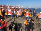 Protesta de trabajadores de Alcoa este sábado en A Coruña