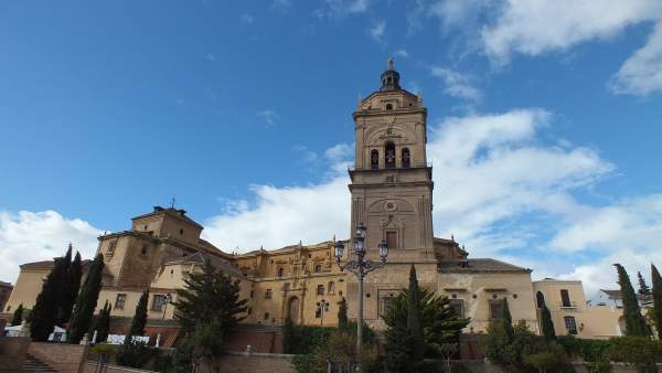 Imagen de la ciudad de Guadix, con la catedral Imagen de la ciudad de Guadix, con la catedral