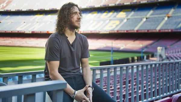 Carles Puyol en el Camp Nou Carles Puyol en el Camp Nou