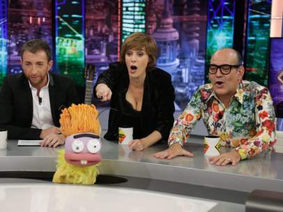 Anabel Alonso y José Corbacho, en 'El hormiguero'.