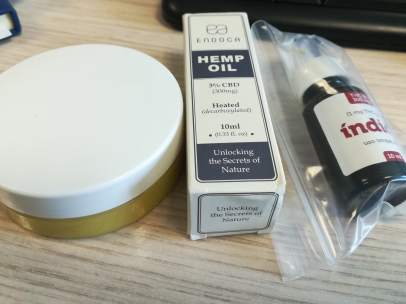 Aceite y cremas de cannabidiol (CBD)