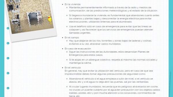 Aviso 112 durante inundaciones Aviso 112 durante inundaciones