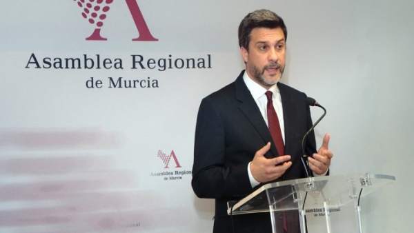 El portavoz del Grupo Parlamentario Socialista Joaquín López Pagán El portavoz del Grupo Parlamentario Socialista Joaquín López Pagán