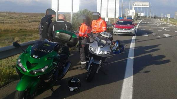 La Policía Foral denuncia a tres motoristas en la AP-15 La Policía Foral denuncia a tres motoristas en la AP-15