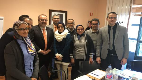 Encuentro de Rey y la delegación marroquí. Encuentro de Rey y la delegación marroquí.