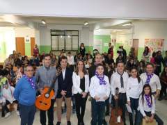 Ruiz visita el colegio Algafequi