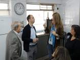 Javier Millán (Cs), con vecinos de El Cerezo