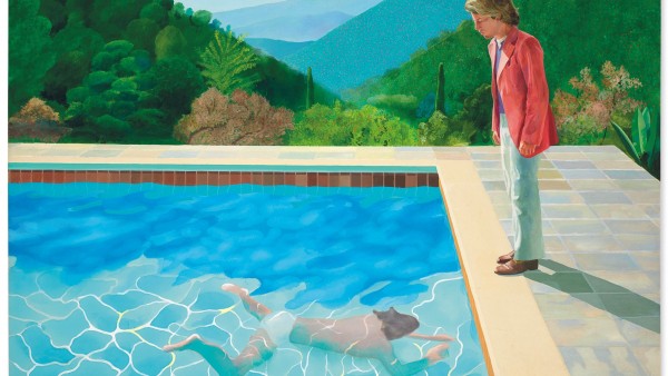 Retrato de un artista (piscina con dos figuras) Retrato de un artista (piscina con dos figuras)