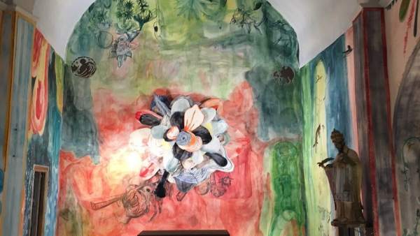 Pinturas de Santi Moix en Saurí Pinturas de Santi Moix en Saurí