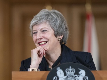 La primera ministra británica, Theresa May