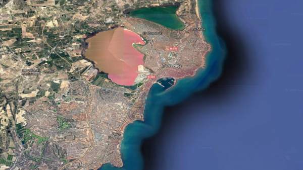 Localización de Torrevieja Localización de Torrevieja