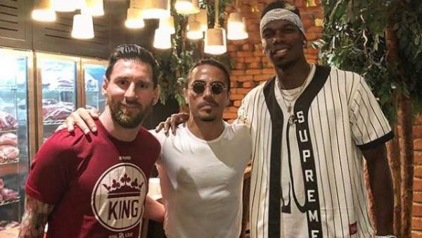 Messi, Salt Bae y Pogba Messi, Salt Bae y Pogba