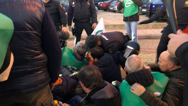 Valladolid.- Un momento de la concentración en Valladolid Valladolid.- Un momento de la concentración en Valladolid