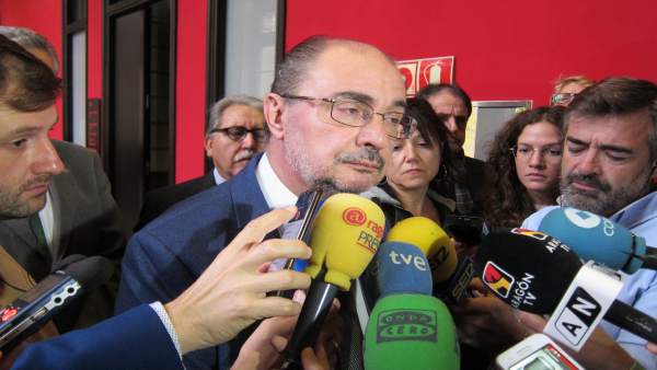El presidente de Aragón, Javier Lambán El presidente de Aragón, Javier Lambán