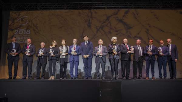 Foto de familia de los Premios Macael 2018 Foto de familia de los Premios Macael 2018