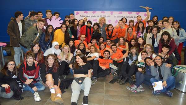 Participantes en el II Encuentro de jóvenes contra la violencia de género Participantes en el II Encuentro de jóvenes contra la violencia de género