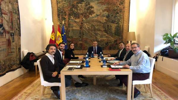 Fernández y Carrascosa en la reunión Fernández y Carrascosa en la reunión