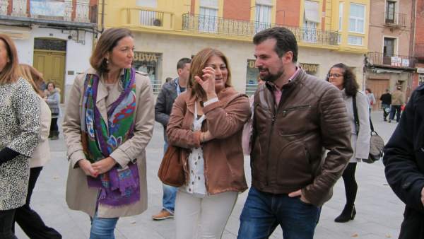 Valladolid.- Maroto, López y Tudanca hoy en Medina del Campo Valladolid.- Maroto, López y Tudanca hoy en Medina del Campo