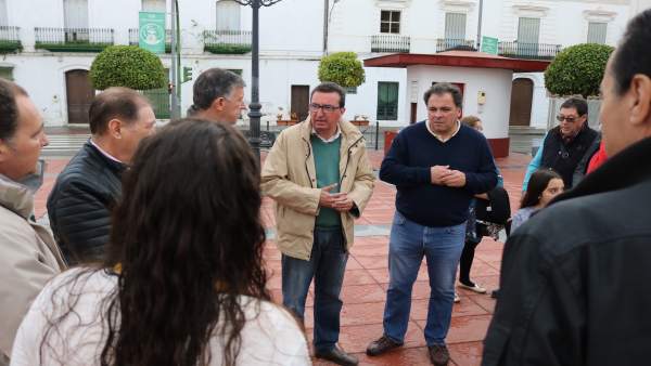 Manuel Andrés González (PP), en San Juan del Puerto Manuel Andrés González (PP), en San Juan del Puerto