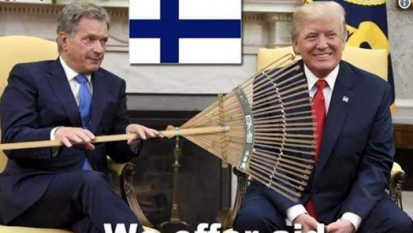 Memes de Trump y Finlandia Memes de Trump y Finlandia