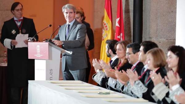 Garrido, este lunes, en una entrega de diplomas a miembros del Colegio de Abogados de Madrid. Garrido, este lunes, en una entrega de diplomas a miembros del Colegio de Abogados de Madrid.
