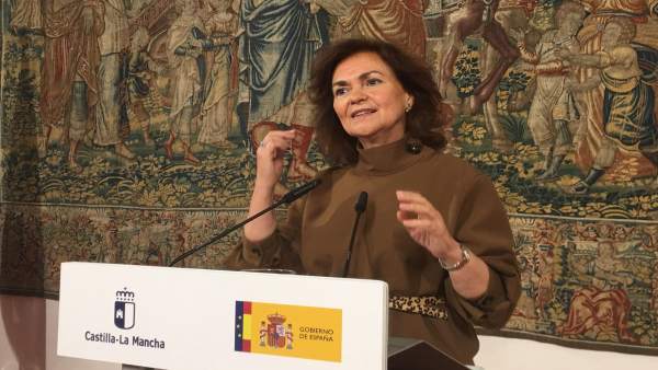 La vicepresidenta del Gobierno, Carmen Calvo La vicepresidenta del Gobierno, Carmen Calvo