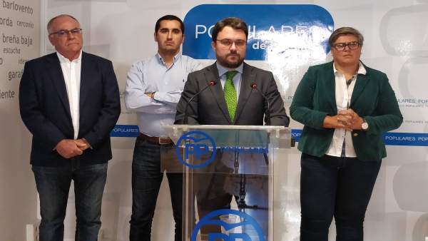 Asier Antona en rueda de prensa Asier Antona en rueda de prensa