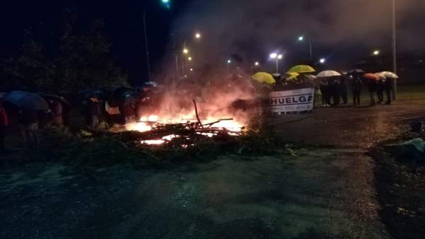 Incidentes en la última jornada de paro de funcionarios de prisiones en Galicia Incidentes en la última jornada de paro de funcionarios de prisiones en Galicia
