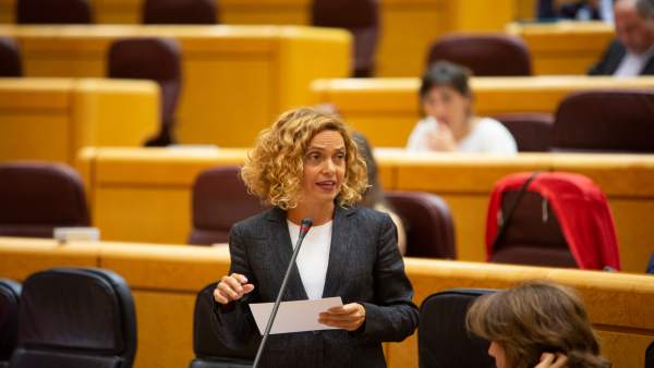 La Ministra Meritxell Batet En La Sesión De Control Al Gobierno En El Senado La Ministra Meritxell Batet En La Sesión De Control Al Gobierno En El Senado