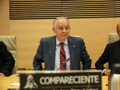 Eugenio Pino Sánchez declara en la comisión del Congreso