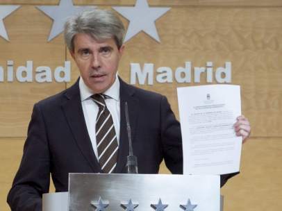 El presidente de la Comunidad de Madrid, Ángel Garrido