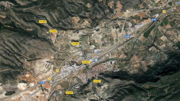 A-35 a su paso por Moixent A-35 a su paso por Moixent