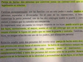 Apuntes homófobos