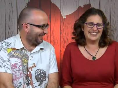 Diego y Carolina, en 'First Dates'.